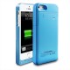 Portable 2200mAh External Battery Charger Case Power for iPhone 5 5S, Sky blue